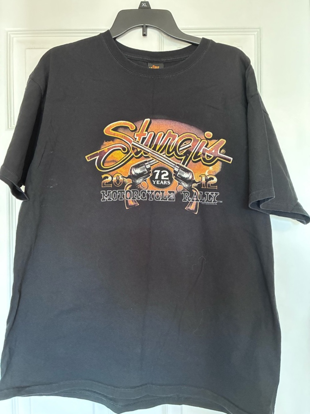 Sturgis 2012 Motorcycle Rally Graphic Tee - Black